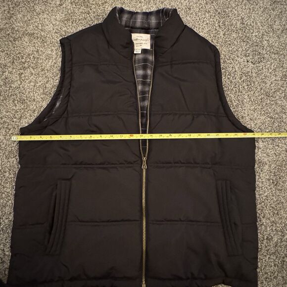 Weatherproof Vintage Men's 2XL Puffer Vest Flannel Lined Quilted Warm Outdoor - Picture 5 of 6